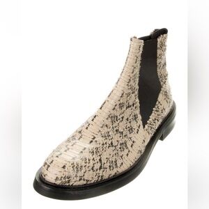 ATP Atelier Animal Print Ankle Chelsea Boots